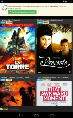 Peliculas Gratis android App screenshot 4